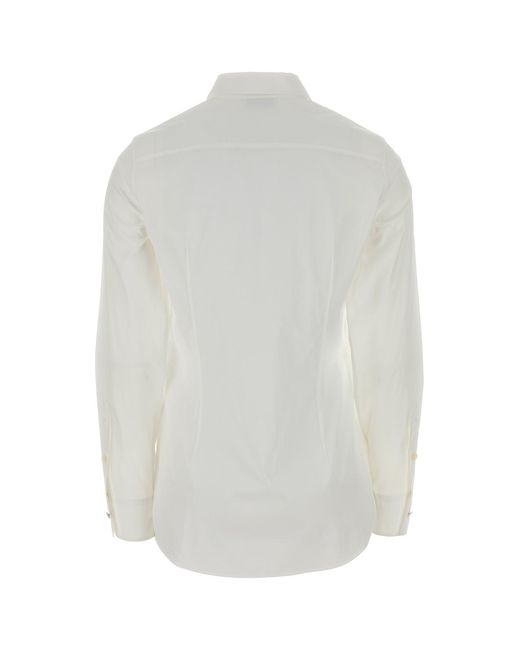 Jil Sander White Regular Solid Shirt
