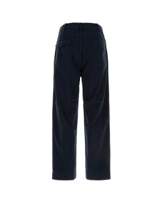 Nanamica Midnight Blue Twill Pant for men