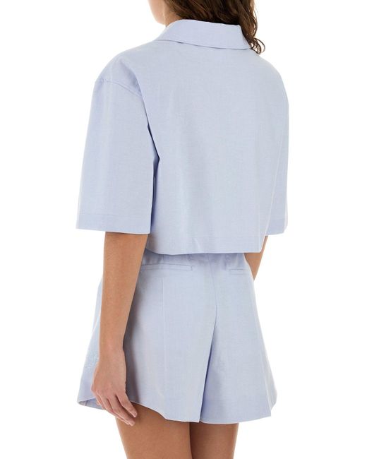 Camicia Corta di Givenchy in Blue