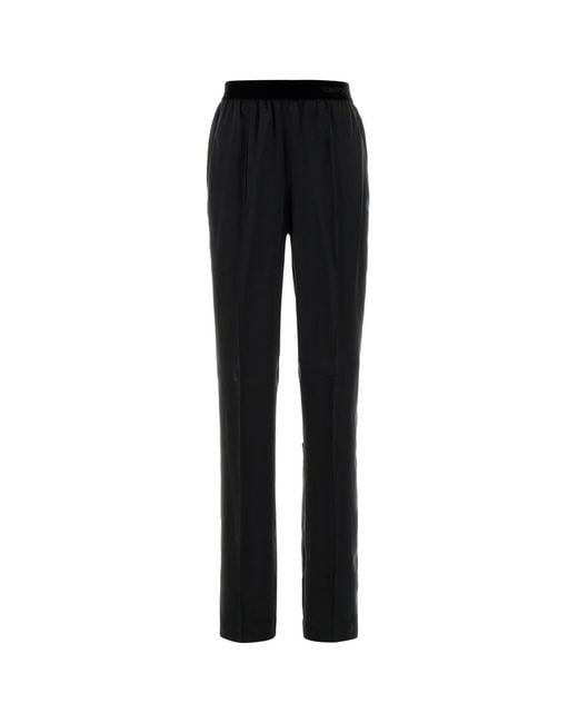 Tom Ford Black Silk Pyjamas Pant