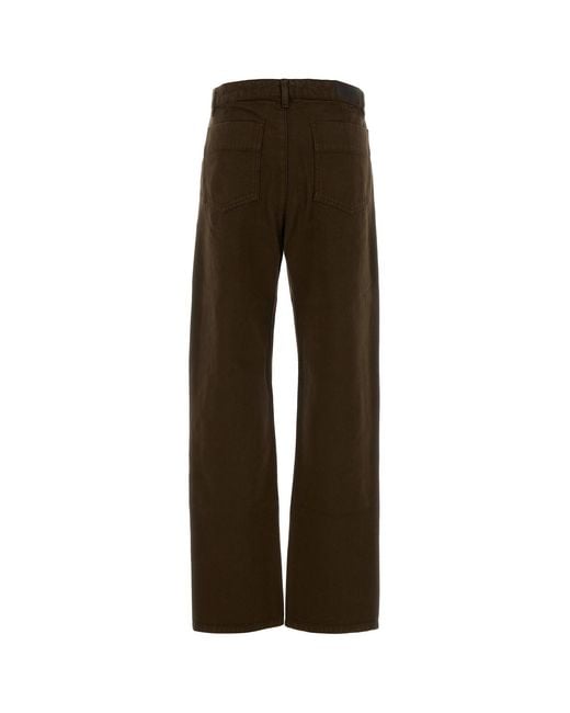 Lemaire Multicolor Brown Denim Jeans