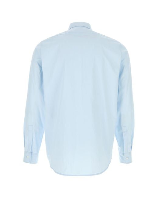 Jil Sander Blue Regular Shirt for men