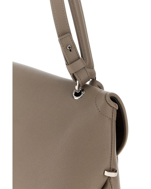 Ferragamo Multicolor Dove Grey Leather Sofia 2026 Handbag