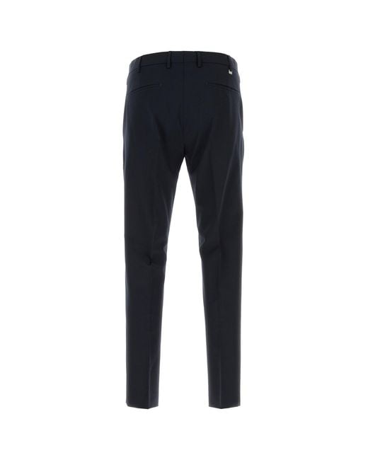 PT Torino Midnight Blue Stretch Wool Pant for men