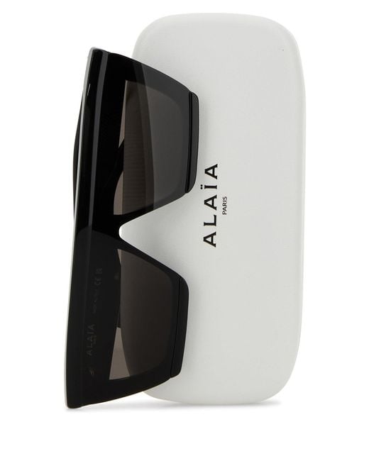 Alaïa Black Acetate Sunglasses