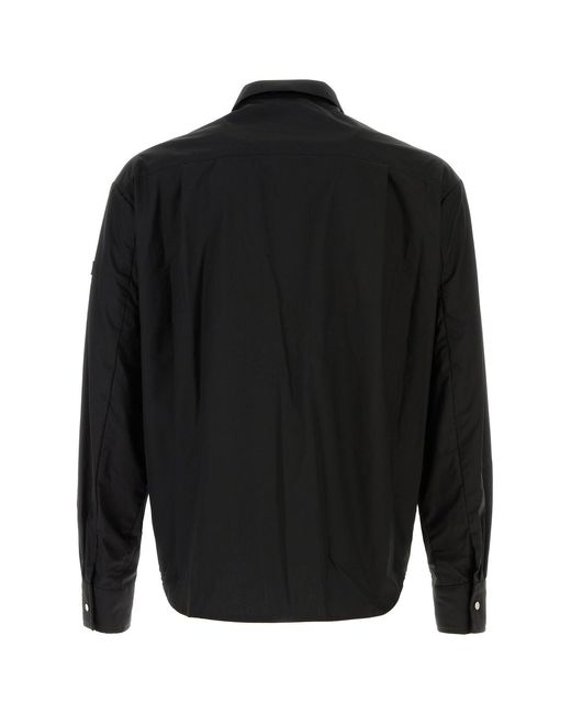 Tatras Black Cotton Blend Lamide Shirt for men