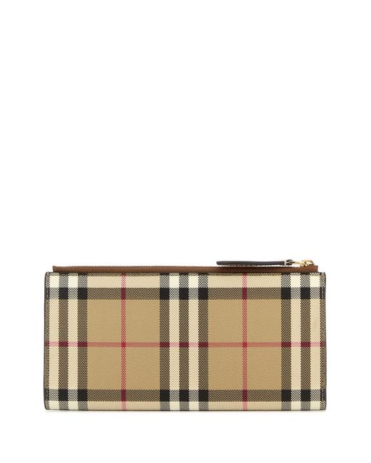 Burberry Multicolor Printed Canvas Wallet
