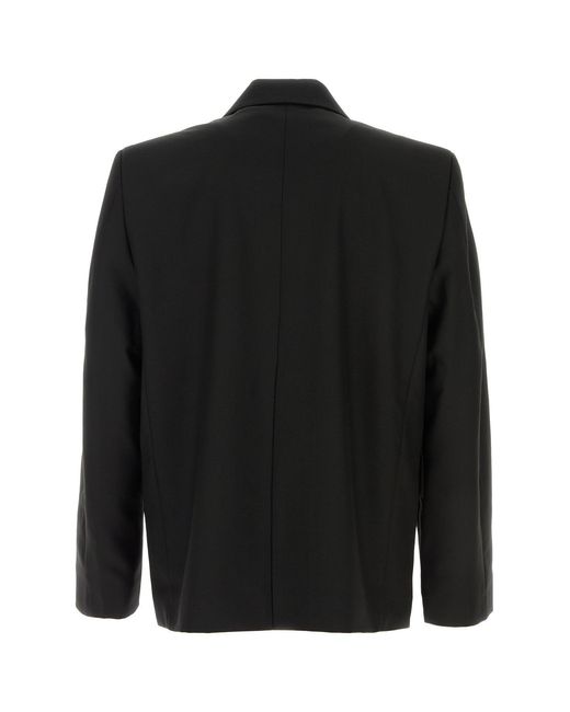 Séfr Black Twill Blazer for men