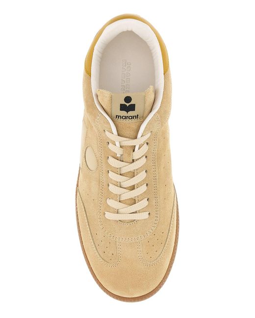 Isabel Marant Multicolor Beige Suede Bryce Sneakers