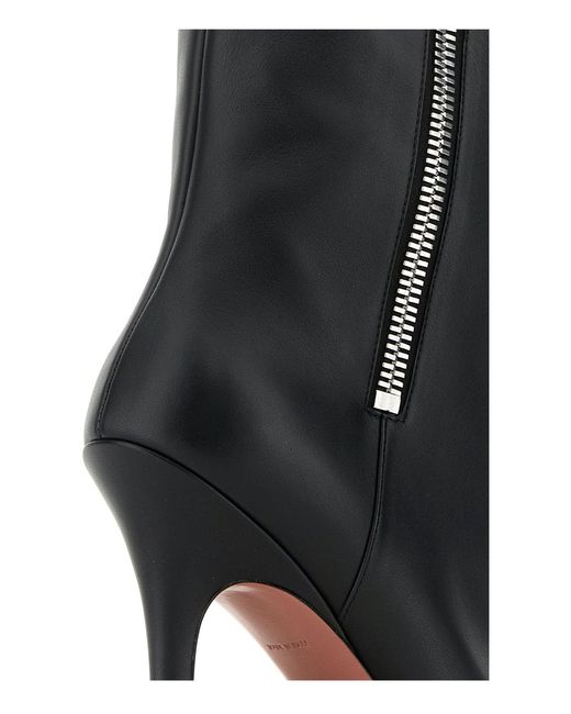 AMINA MUADDI Black Leather Mona Boots