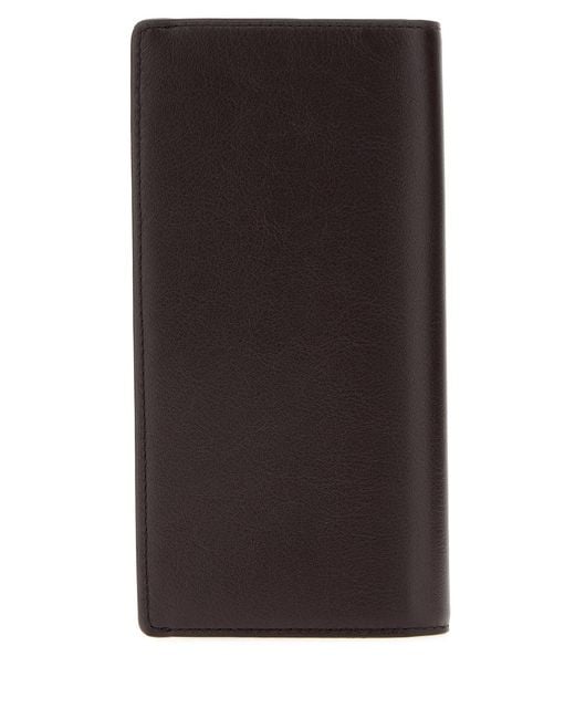 Burberry Brown Chocolate Leather Wallet for men
