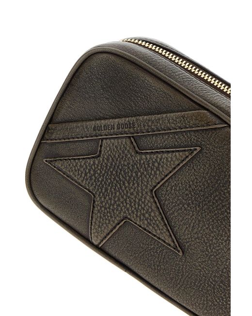 Golden Goose Deluxe Brand Black Deluxe Brand Dark Leather Mini Crossbody Bag