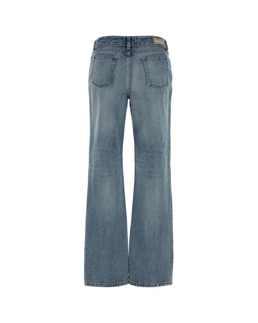 McQueen Blue Denim Jeans