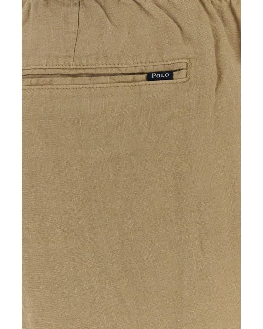 Polo Ralph Lauren Natural Solid Shorts for men