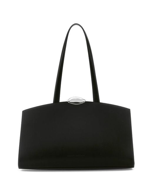 Benedetta Bruzziches Black Leather Serena Shopping Bag