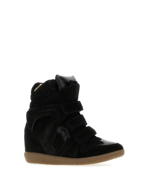 Isabel Marant Black Suede Bekett Sneakers