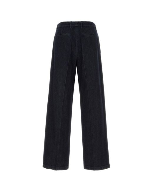 Jil Sander Blue Denim Wide-leg Jeans for men