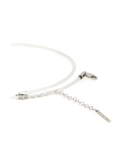 Y. Project White Transparent Pvc Y Necklace