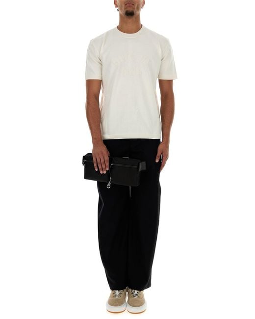 Givenchy Black Flat Front Pants for men
