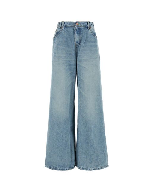 Lois Blue Denim Paloma Wide-leg Jeans