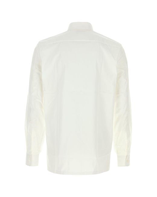Givenchy White Poplin Shirt for men