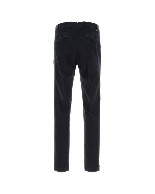 PT Torino Midnight Blue Stretch Cotton Pant for men