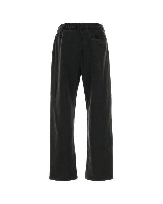 Entire studios Black Slate Cotton joggers for men