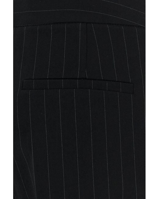 ANDAMANE Black Embroidered Twill Gladys Pant