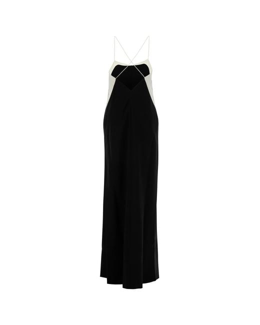 Tom Ford Black Stretch Georgette Long Dress