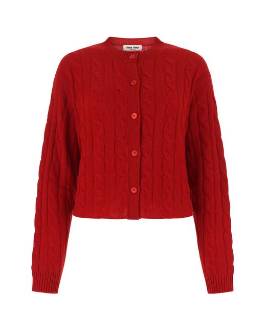 miu miu cardigan pink