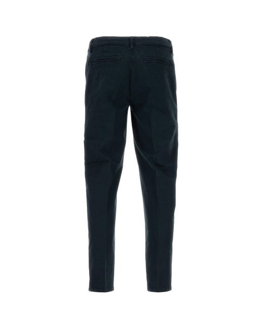 Pantalone Reggae in cotone stretch blu navy di PT Torino in Blue da Uomo