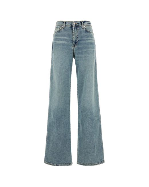 Jeans Lotta in denim stretch di 7 For All Mankind in Blue