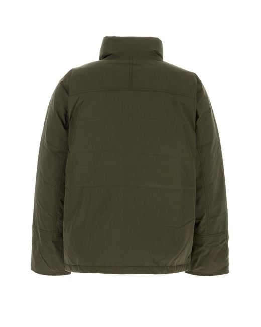 Nanamica Army Green Polyester Down Jacket for men