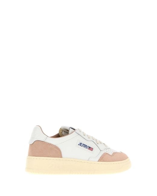 Autry White Leather Medalist Sneakers