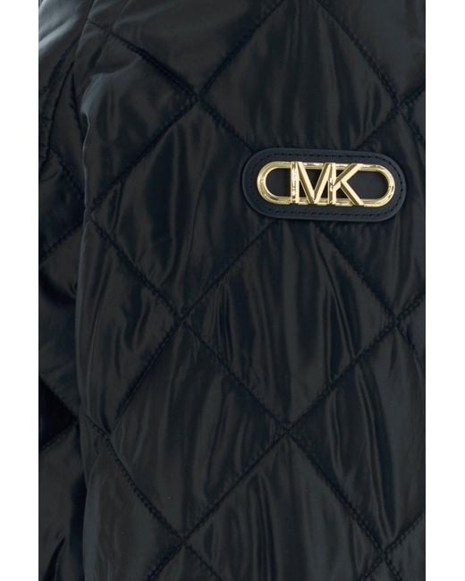 MICHAEL Michael Kors Navy Blue Polyester Padded Jacket