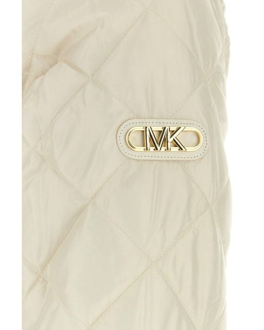 MICHAEL Michael Kors White Ivory Polyester Jacket