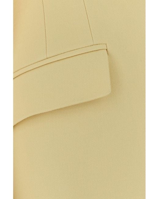 Givenchy Yellow Pastel Crepe Blazer