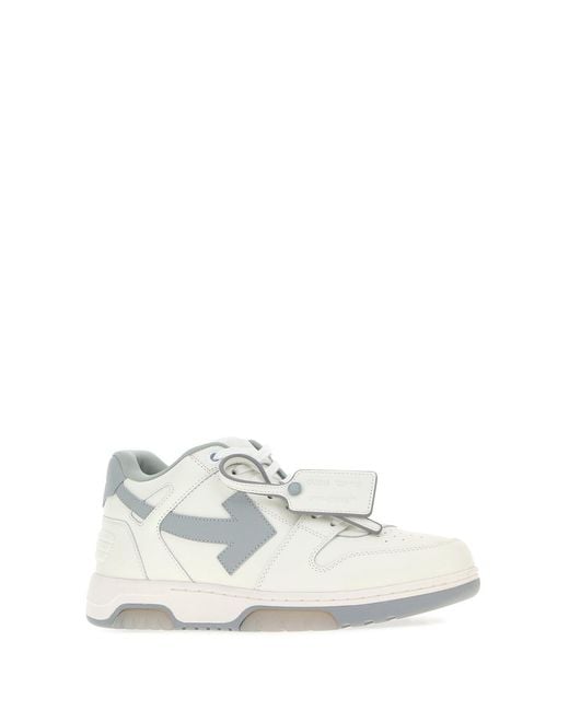 Off-White c/o Virgil Abloh White Off Leather Out Of Office Sneakers for men