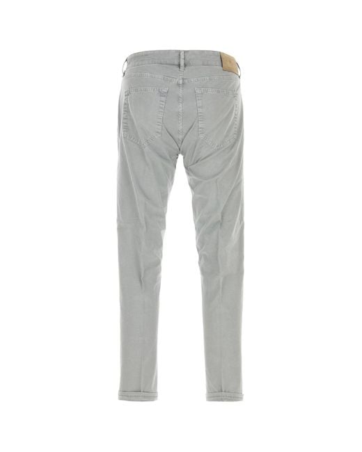 Pantalone in cotone stretch grigio di PT Torino in Gray da Uomo