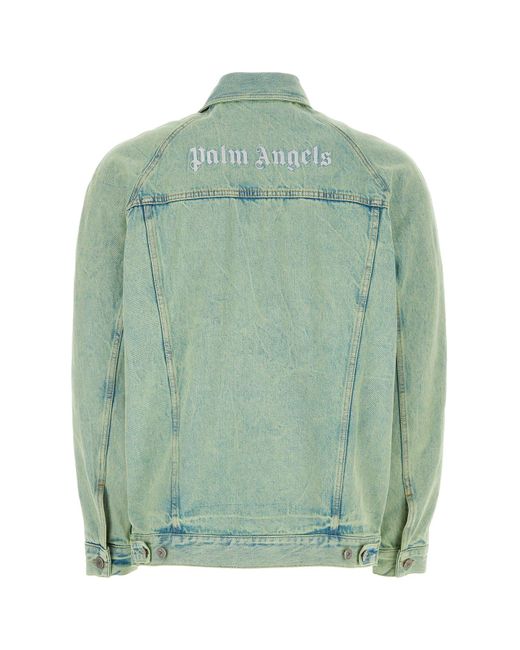 Palm Angels Green Giacca for men