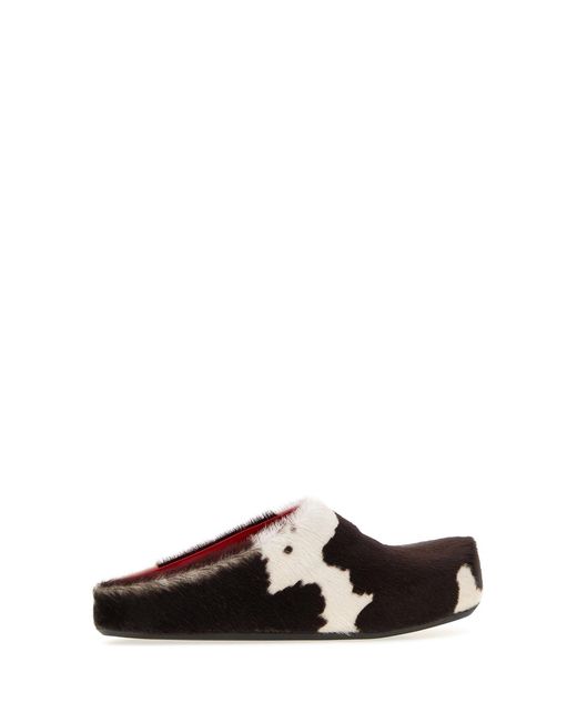 Marni Black Slip On Mules for men