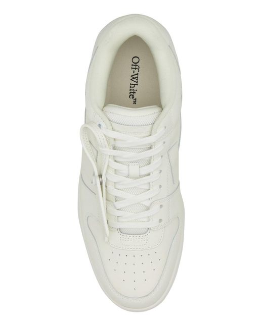 Off-White c/o Virgil Abloh White Off Leather Out Of Office Sneakers for men