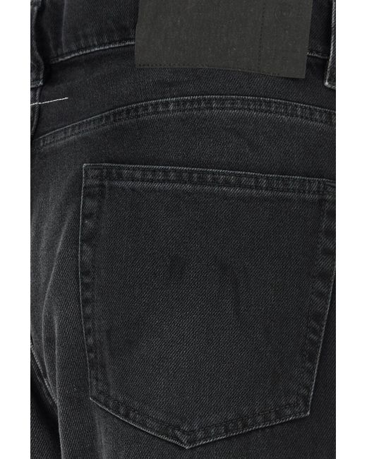 MM6 by Maison Margiela Black Denim Jeans for men