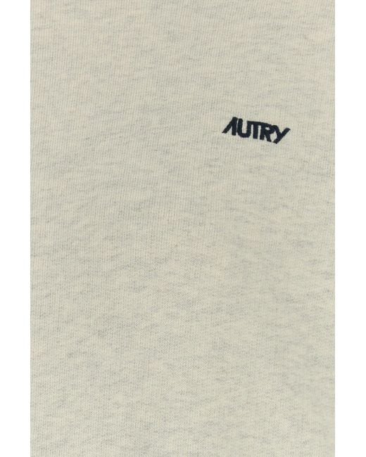 Autry White Logoed Hoodie
