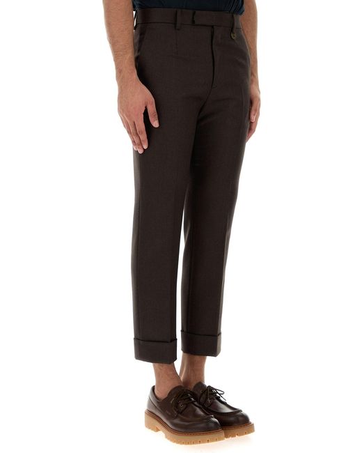 Burberry Black Wool Trouser for men
