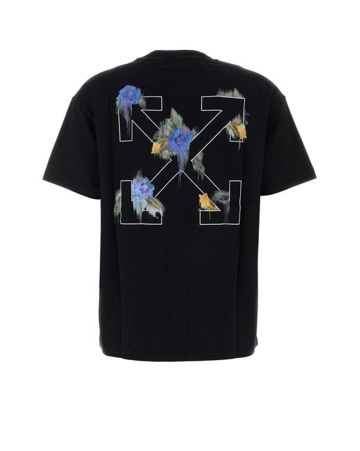 Off-White c/o Virgil Abloh Black Logo Crew Neck T-Shirt