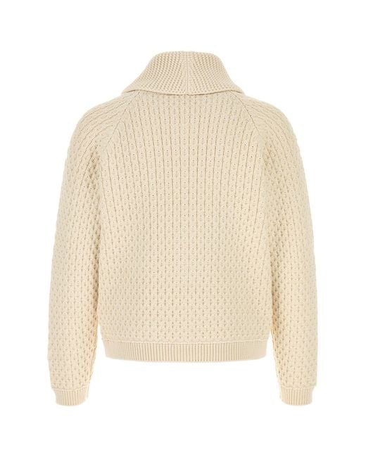 J.W. Anderson Natural Ivory Cotton Blend Cardigan for men