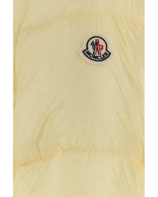 Moncler Yellow Pastel Nylon Serittes Down Jacket