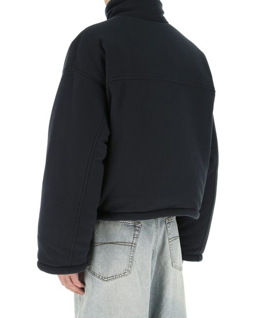 Balenciaga Pile Oversize Padded Jacket in Black for Men | Lyst