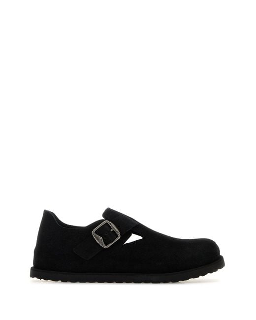 BIRKENSTOCK 1774 X BECOMES BERLIN Black Suede London Loafers